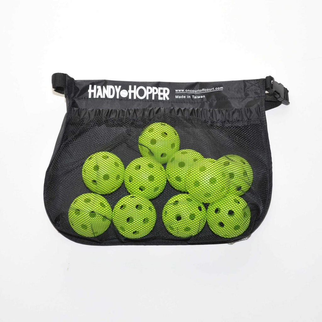 Oncourt Offcourt Handy Hopper - Stores Balls Easily/Fits Around Any Waist / 36 Tennis Ball Capacity