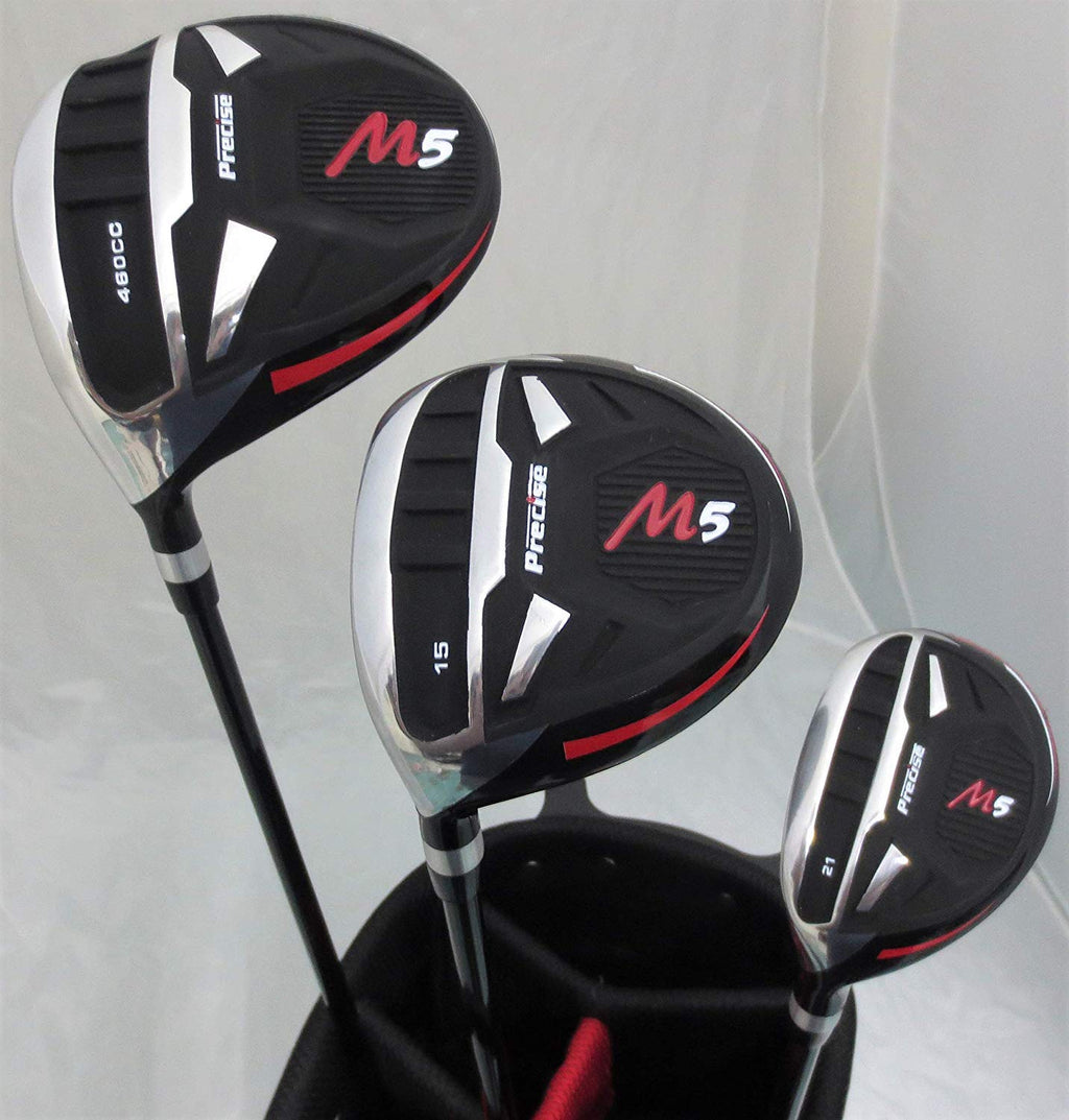New Mens Left Handed Complete Golf Set Custom Made Clubs For Tall Men 60'' To 6 6'' Tall Driver, Fairway Wood, Hybrids, Irons, P