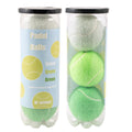 QF ENTHUSY Pink Tennis Balls, 3 Pack Colored Tennis, Suitable for Beginner, Training, Matches & Practice Sessions (Grass Green)
