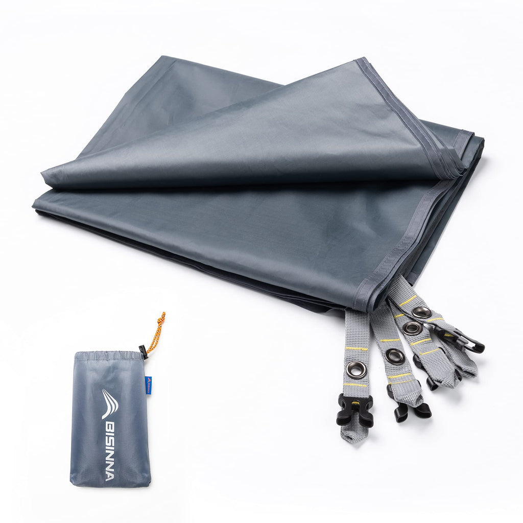 Bisinna Waterproof Camping Tarp Mutifunctional Tent Footprint For 1-2 Person Tent, Groundsheet Picnic And Beach Mat With Drawstr