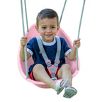 Swurfer Coconut Toddler Swing - Comfy Baby Swing Outdoor, 3-Point Adjustable Safety Harness, Secure, Safe Quick Click Locking Sy