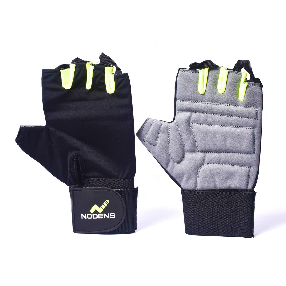 Nodens Supreme Weight Lifting Gloves/Fitness Gym Gloves With Wrist Support (Size: L),Black