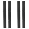 Black Ice Snowmobile Trailer Ski Guides 5 Carbide Glide Protector, 20 Total, SKI-G60-4, Truck Beds - 4 Pack