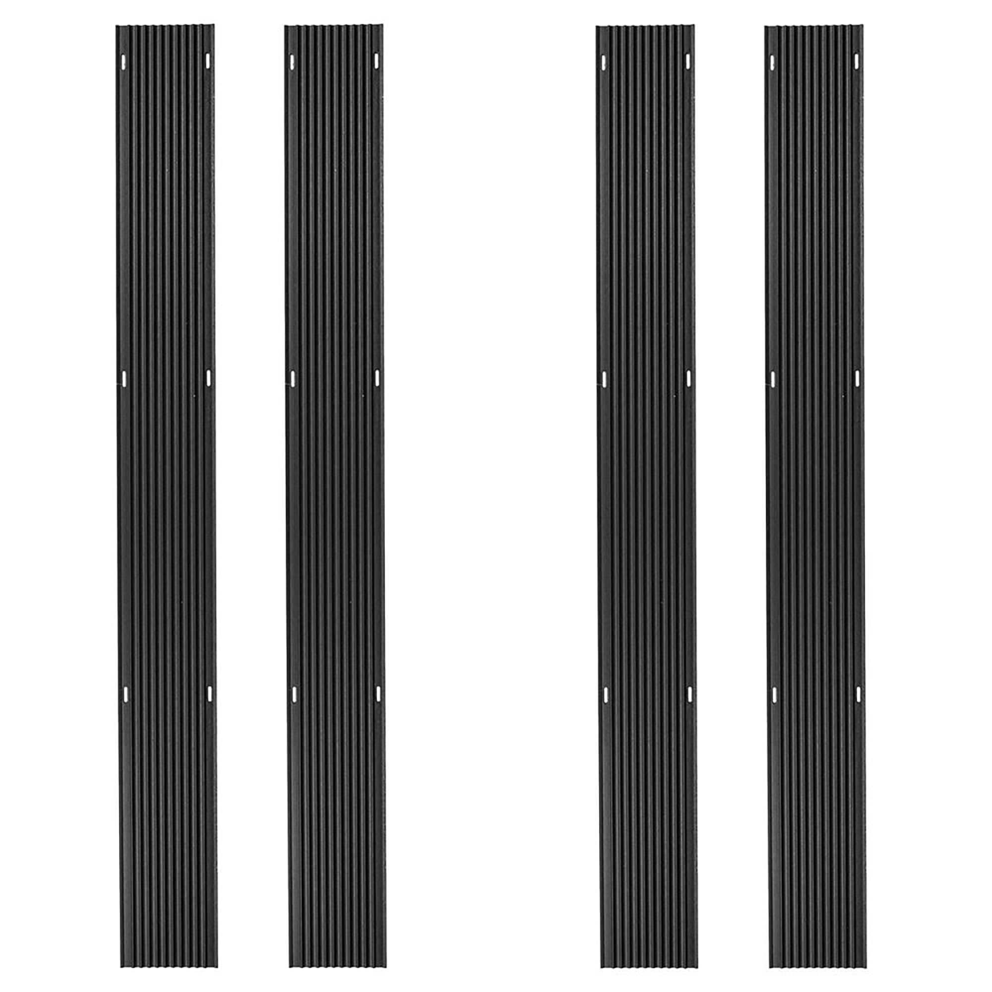 Black Ice Snowmobile Trailer Ski Guides 5 Carbide Glide Protector, 20 Total, SKI-G60-4, Truck Beds - 4 Pack
