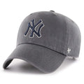 '47 New York Yankees Adjustable Cap Clean Up Mlb, Charcoal, One Size