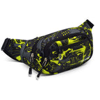 Nsyoomh Fanny Packs For Women & Men, 5-Zipper Pockets Waist Bag, Belt Bag For Running Cycling Travel Walking Hiking Fishing Camp
