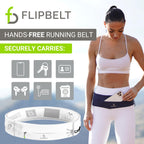 FlipBelt Zipper - White - XL, White, X-Large
