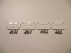 New Igloo Cooler Plastic Replacement Hinges + Stainless Screws