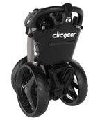 Clicgear Model 4.0 Golf Push Cart, 3-Wheel Foldable Walking Golf Cart (Silver)