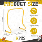 Leyndo 6 Pcs 20 '' Plyo Hurdles Training Equipment Practice Speed Hurdles Training Track Agility Soccer Football Basketball Base