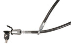 Trimax St30 Trimaflex Spare Tire Cable Lock (Round Key) 36'' X 12Mm,Black / Chrome