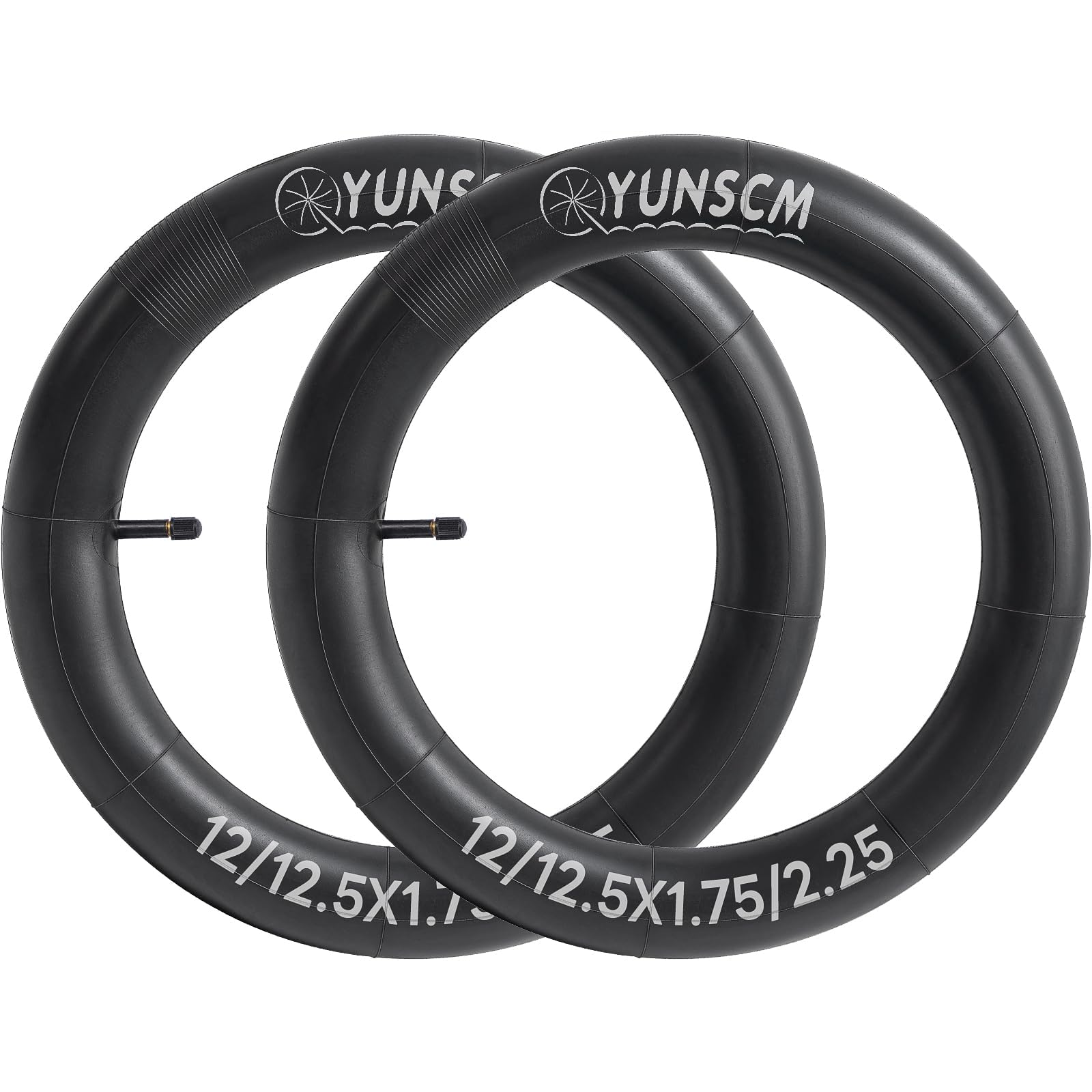2-Pack 12.5'' Bike Tubes 12*X1.75X2* (12.5X2.25) Av32Mm Schrader Valve Bicycle Tire Tubes Compatible With Most 12.5X1.75 12.5X1.