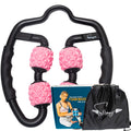 Foam Roller Deep Tissue Massager  Myofascial Massage Tools With Drawstring Gym Bag  Muscle Roller For Legs  Fit Roller Pro, High