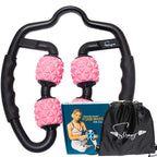 Foam Roller Deep Tissue Massager  Myofascial Massage Tools With Drawstring Gym Bag  Muscle Roller For Legs  Fit Roller Pro, High