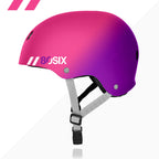 80Six Dual Certified Kids Bike, Skate, And Scooter Helmet, Pink Purple Fade, Small/Medium - Ages 8+
