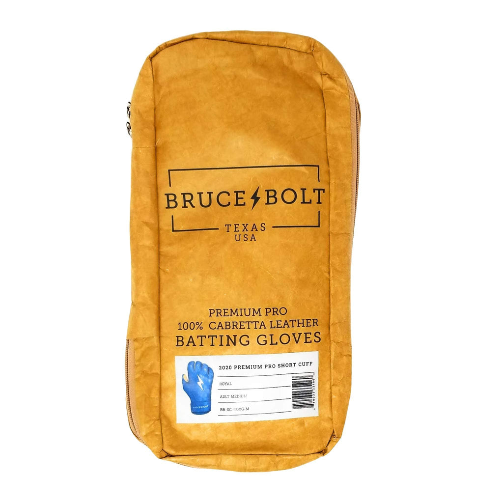 Bruce Bolt Original Series Short Cuff Royal Batting Glove - Royal Xlarge