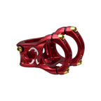 Spank X Rainier Split 35 Stem, 35Mm Red, W/Gold Cap, 2025 Edition
