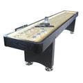 Playcraft Woodbridge Shuffleboard Table with Storage Cabinet - Shuffle Board Game Table Set with Matching Abacus, 8 Pucks, Brush