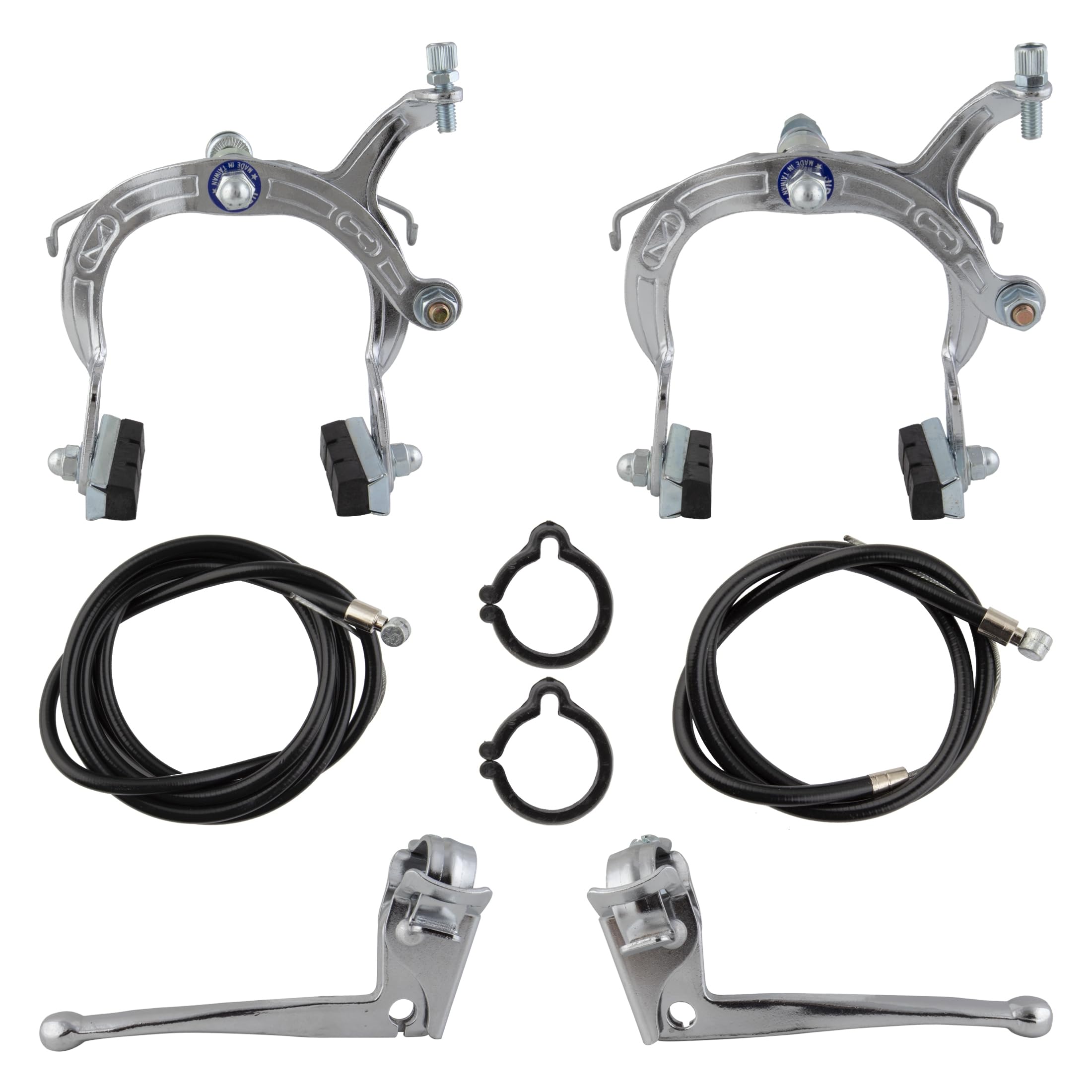 Sunlite Cruiser/Mx Steel Brake Set, 73-91Mm Reach, Chrome