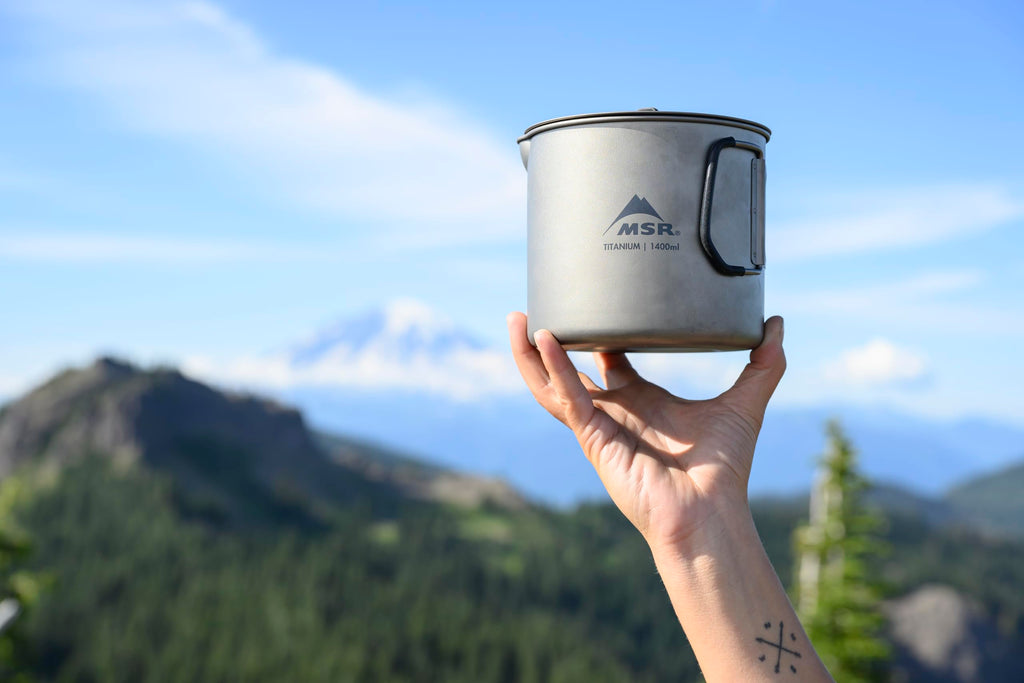 MSR Titan Titanium Camping Kettle, 1400 mL