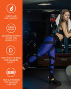 Atento 2 Pairs Ankle Strap For Cable Machine, Comfortable Padded Ankle Wrist Cuffs For Kickbacks, Glutes Workout & Lower Body Ex