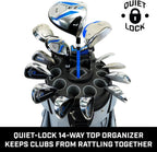Izzo Golf Vault Golf Cart Bag - Grey