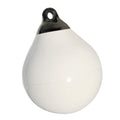 Taylor Made Products Taylor Made Tuff End Buoy, White (18'') - Flexible, Strong, Marine-Grade Vinyl Buoy For 25-40 Foot Boats -