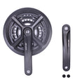 PROWHEEL Bike Crankset, 48-38-28T for 3x6/7/8Speed Universal Square Hole Crank Set 170MM Crank Arm for Mountain Bike
