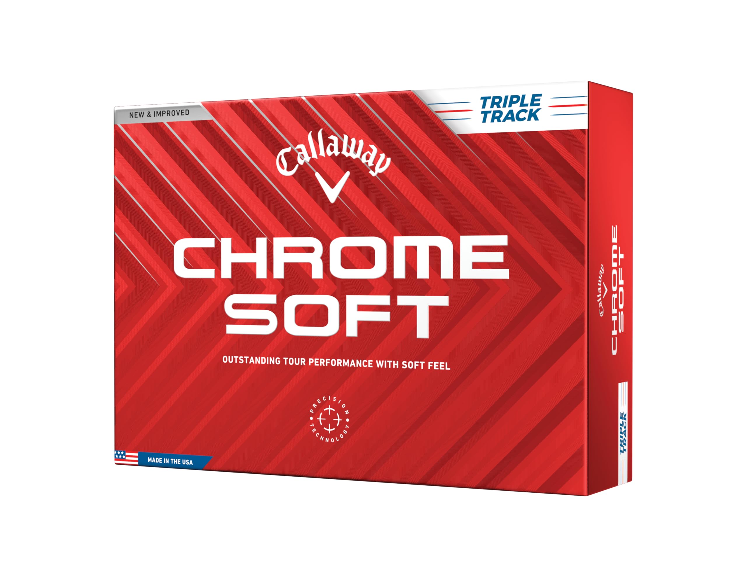 Callaway Golf Chrome Soft Golf Balls (Triple Track (White)