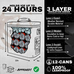 Shiti Coolers Cooler Bag For Camping, Travel, Beach, Soft Lunch Box For Food, Drinks & Ice, Portable, Waterproof 24 Hour Insulat