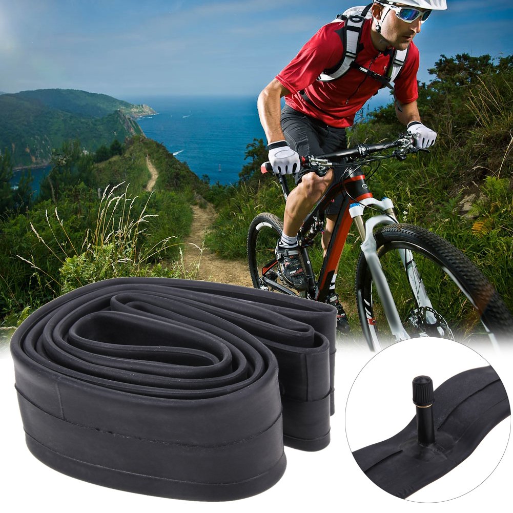 2 Pack Bike Tube With 3 Tire Levers, 26''1.75/1.95/2.10/2.125 Bicycle Inner Tube Tyres Road Mtb Bike Interior Tire Tube Anti Pun