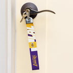 Rico Industries Nba Basketball Los Angeles Lakers Wrist Lanyard Key Chain, Cute Wristlet Strap Keychain Holder For Women Men Car