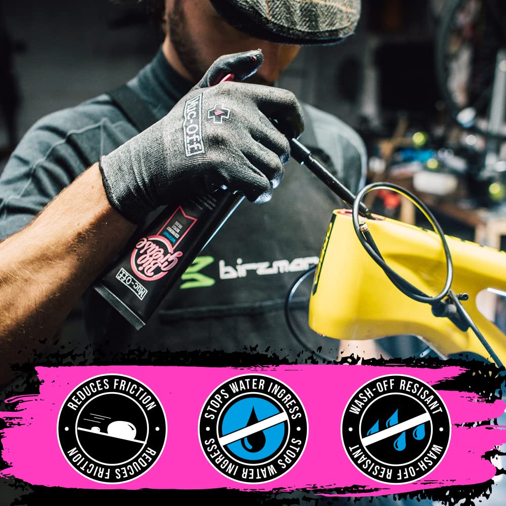 Muc-Off Bio Grease, 150G - Biodegradable Bike Grease For Pedals, Bearings And Components - Water-Resistant Bike Assembly Grease