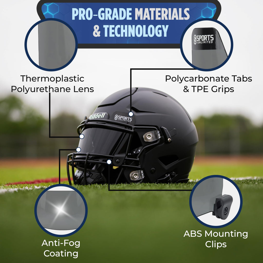 Sports Unlimited Universal Football Visor