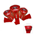 Team Golf Nfl San Francisco 49Ers Contour Golf Club Headcovers (3 Count) Numbered 1, 3, & X, Fits Oversized Drivers, Utility, Re
