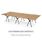 Helinox Cot One Lightweight, Compact, Collapsible, Portable Camping Cot, Regular, Coyote Tan