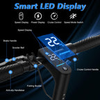 MAXSHOT Electric Scooter for Adults, 8.5/10/14 Tires, 19/22Mph, 350W/500W Motor, 21-28 Miles Range, Folding E-Scooter with Dual