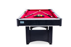 Rack Scorpius 7-Foot Multi Game Billiard/Pool With Table Tennis (Red Felt With Black Body) - The Ultimate Entertainment For Frie