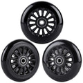 AOWESM Easy Roller Replacement Wheels w/Bearings ABEC-9 for Ez Rollers Classic Drifter Junior New Twist On A Classic Scooters - 