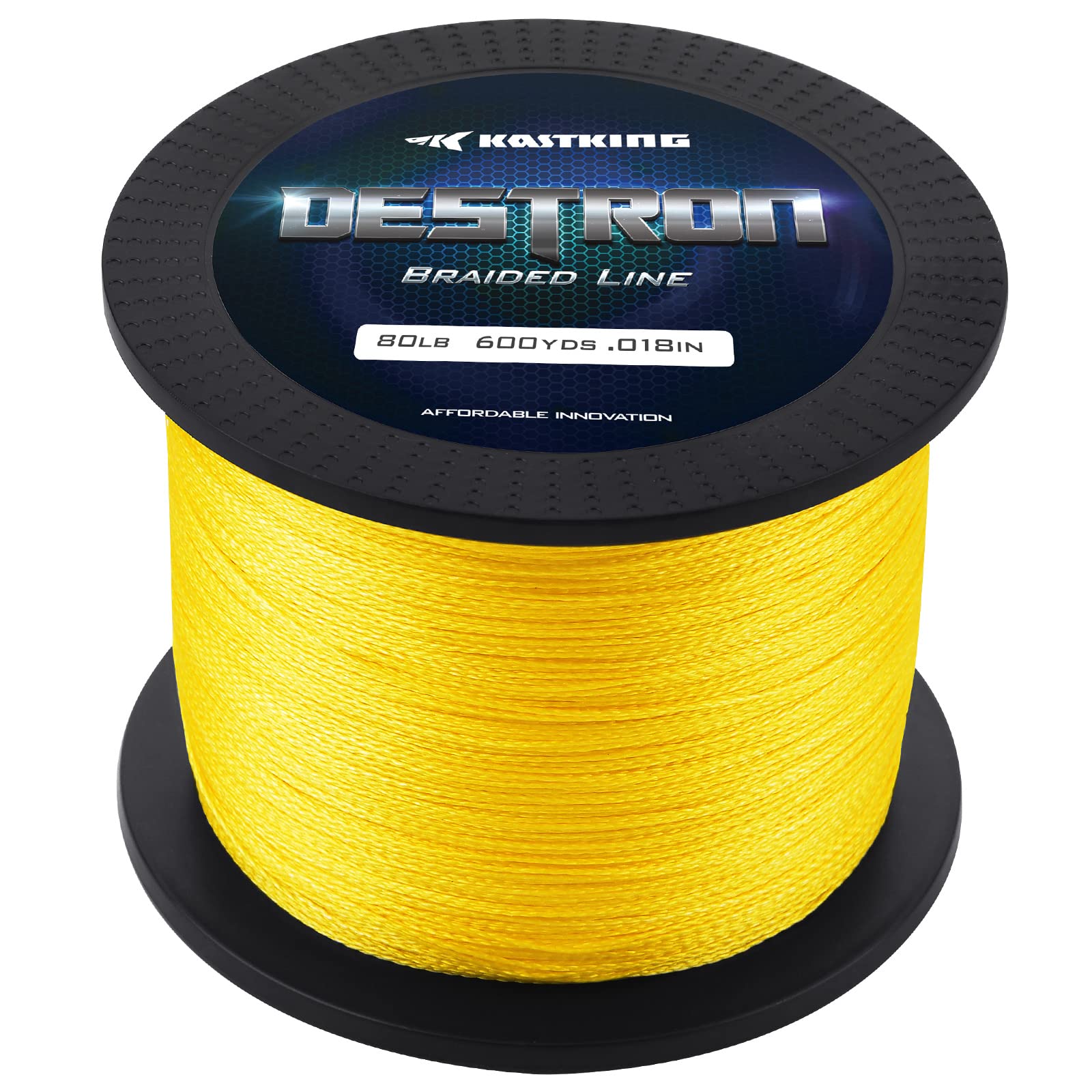 Kastking Destron Braided Fishing Line, Yellow , 150 Yds-8Lb-0.13Mm