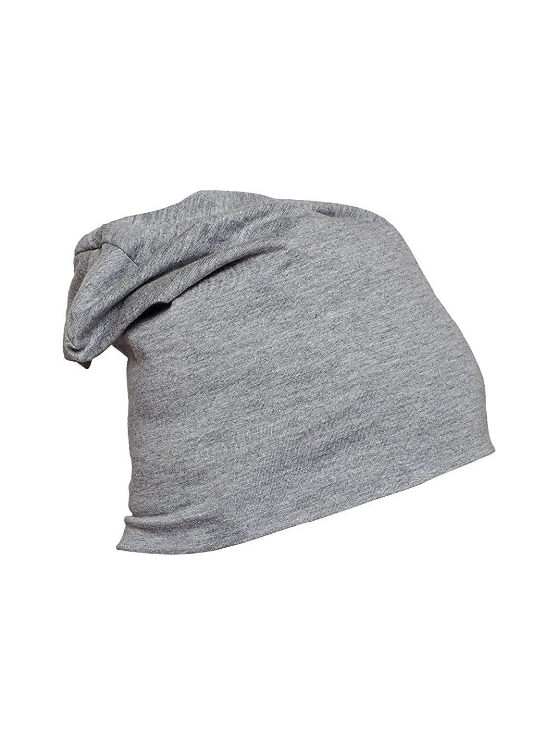 Gajraj Cotton Slouchy Beanie For Winter, Summer, Autumn & Spring Season, Can Be Used As A Helmet Cap Grey