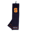 Team Golf Ncaa Syracuse Orange Embroidered Golf Towel Embroidered Golf Towel, Checkered Scrubber Design, Embroidered Logo