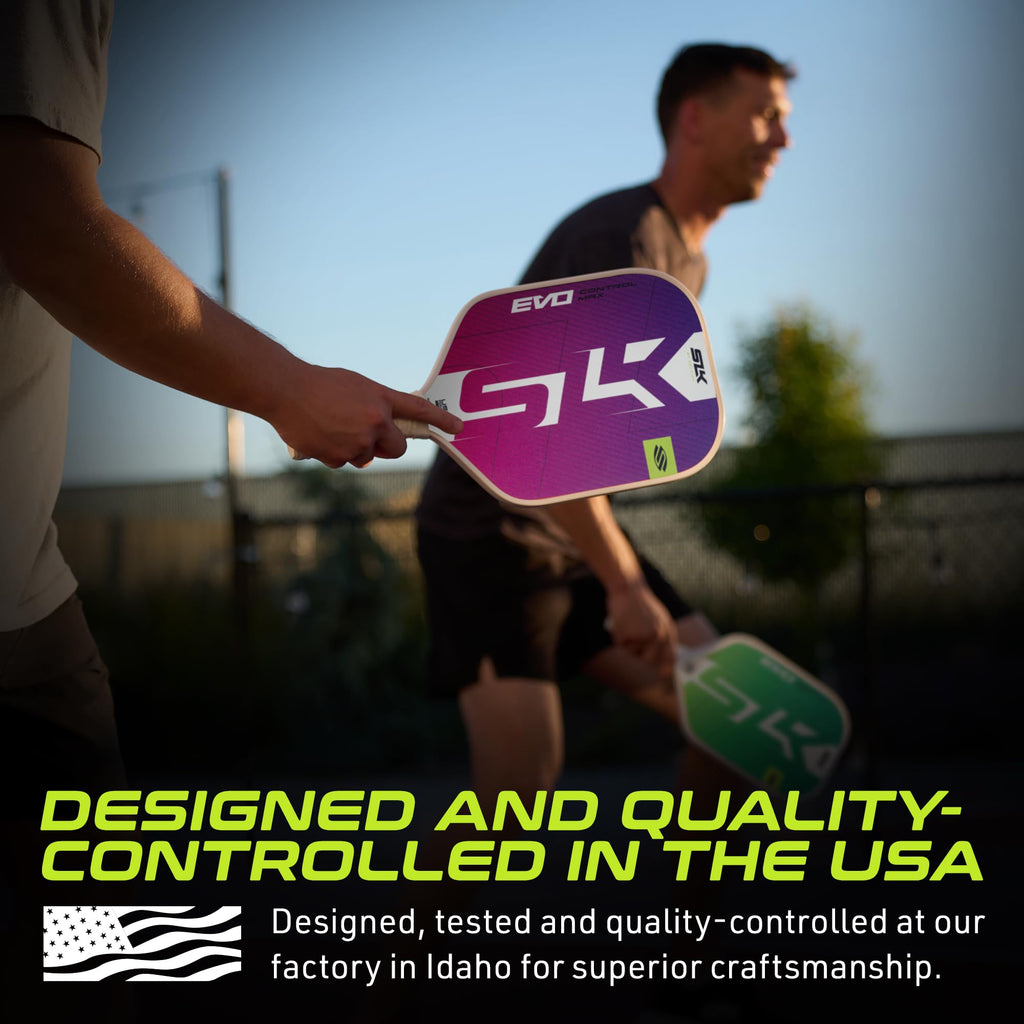 Selkirk Sport Slk Evo Control Max Pickleball Paddle | G8 Power Carbon Fiber Pickleball Paddle Face With Spinflex Surface And Rev