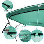 Savvycraft 4 Bow Bimini Replacement Top Canvas Cover 4 Bow 96'' L 73''-78'' W Teal Color