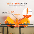 Vevor Kayak Ceiling Storage Rack, Ceiling Storage Rack For 2 Kayak Canoe Sup, Adjustable Height Overhead Kayak Holder Hanger Wit