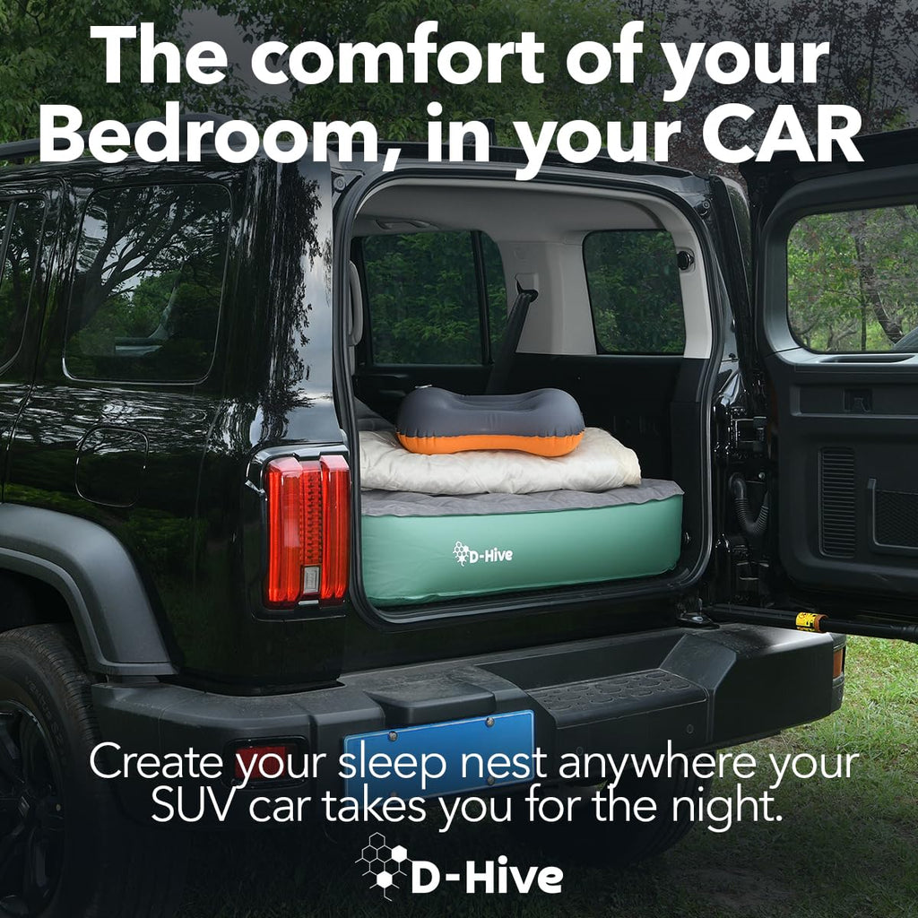 D-Hive Suv Air Mattress, Ultra-Thick Material Extra-High Car Air Mattress, Suv Mattress For Toyota 4Runner, Jeep Wrangler Air Ma
