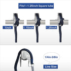 Boat Fender Clips, Adjustable Pontoon Boat Square Rail Fender Cleats/Clips/Hangers For Pontoon Bumpers, Pontoon Boat Accessories