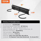 Vevor Bike Storage Rack, 6 Bike Racks And 3 Helmets Hooks, Wall Mount Bike Storage Hanger, Home & Garage Organizer, Customizable