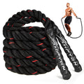 Hpygn Weighted Heavy Skipping/Jump Rope 9.2Ft 2.8Lb For Fitness, Exercise, Boxing Gym Training, Home Workout, Improve Strength A