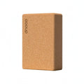 Ujeavette Rounded Edges Natural Cork MindBody Practice Block Warm Brown Cork MindBody Practice Block Compact Fitness Equipment